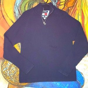 Tommy Hilfiger mens quarter zip sweater